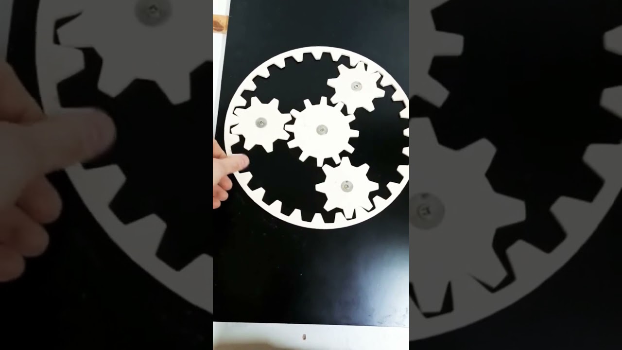 Incre&iacute;ble engranaje planetario hecho de madera 🛰️