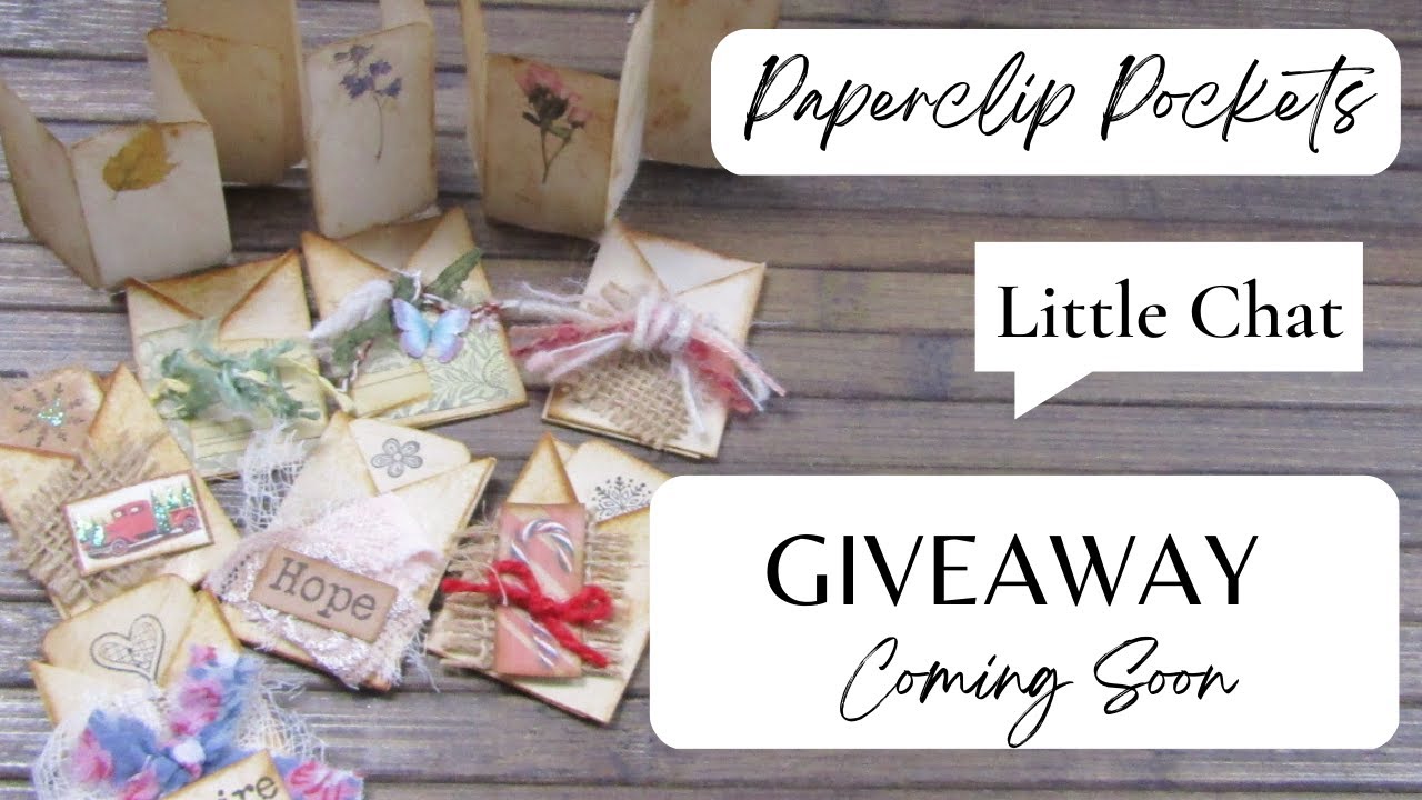 Paperclip Pockets, Little Chat, Giveaway Coming Soon!