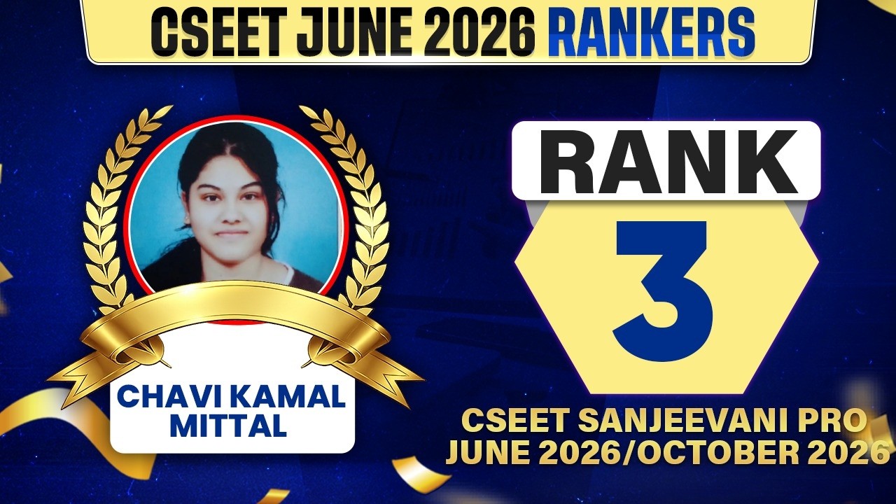 🏆 AIR 3 | Chavi Kamal Mittal | CSEET June 2026 Result | Scored 322/400 Marks 🔥