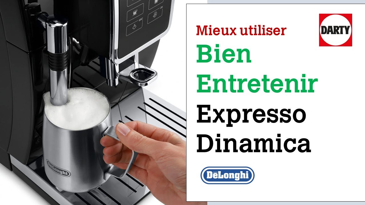 Entretien d'une machine expresso automatique Delonghi Dinamica