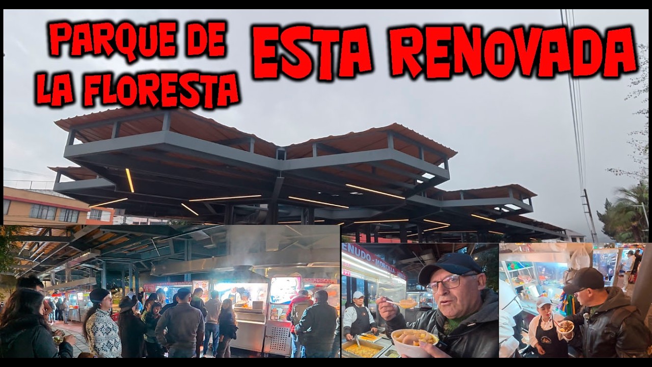 TODO  NUEVO Y RENOVADO EL PARQUE  DE LAS TRIPAS  Y COMIDA CALLEJERA  DE LA FLORESTA