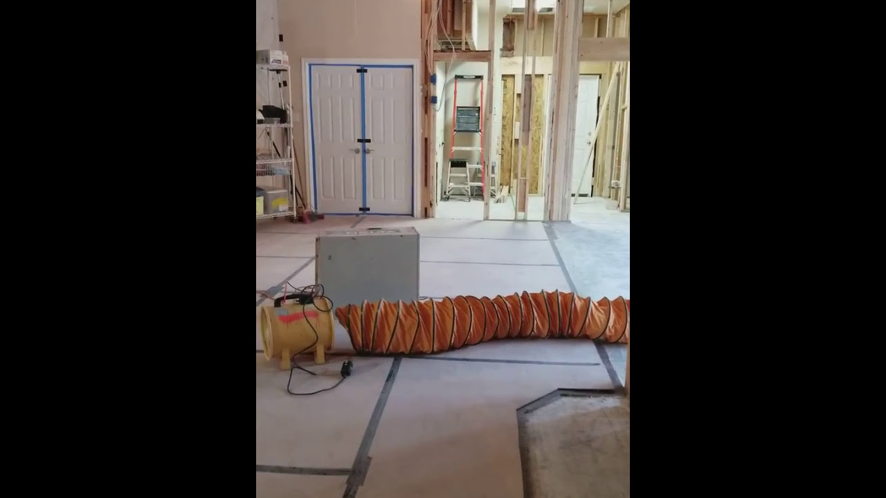 Keller Remodel Project - Air Scrubbing