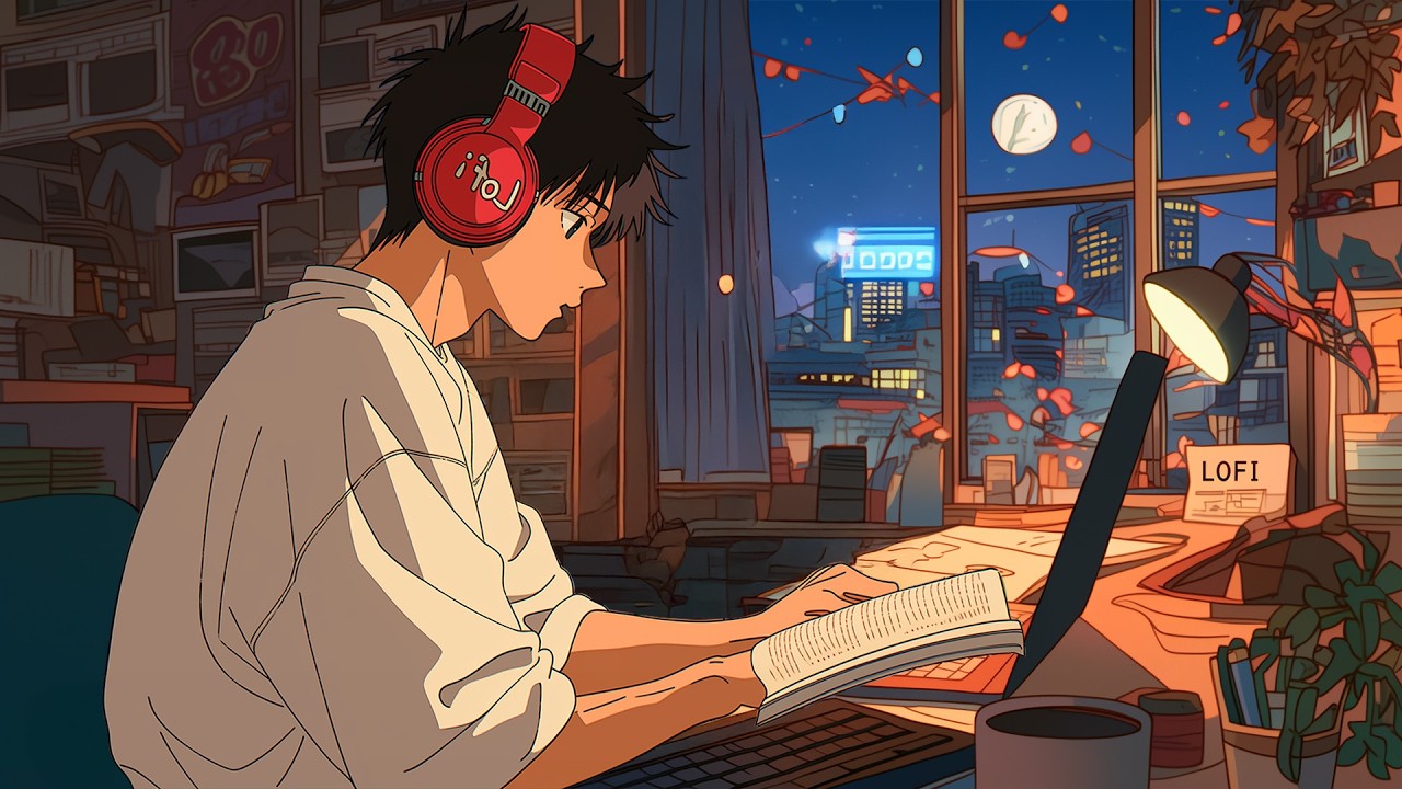 Deep Focus Music for Work, Reading & Concentration 🌙 Late Night Study Session ☕ Anime Lofi Beats