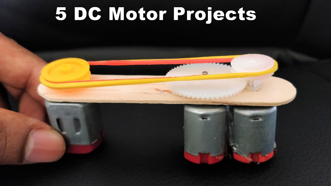 5 Creative DC Motor projects - A2C (2021)