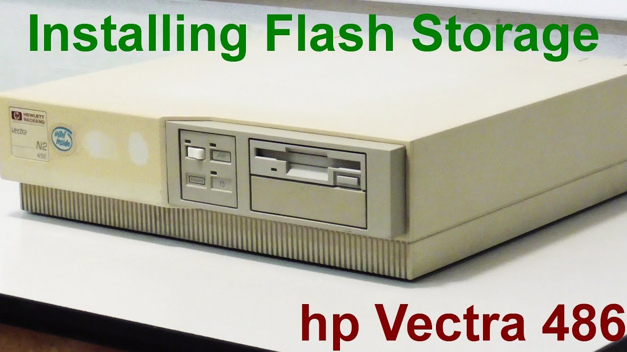 hp Vectra 486 Part 1: Installing IDE Flash Module