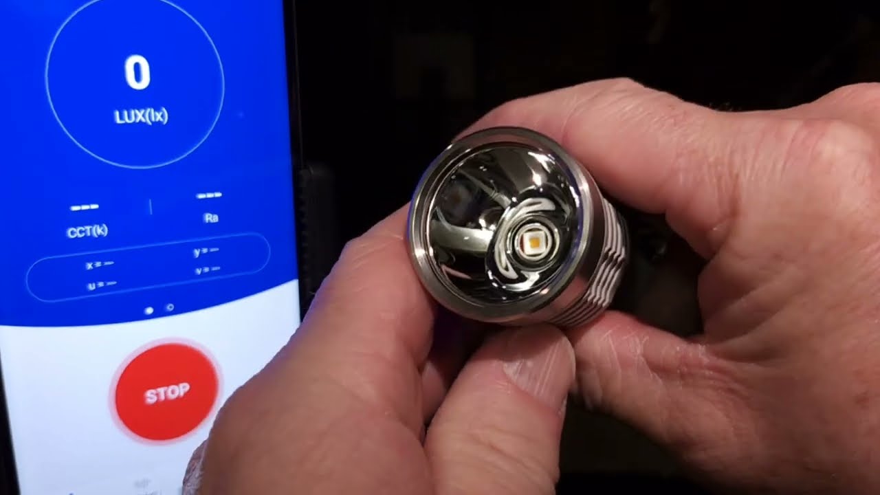 Emisar D1K, SFT40 3,000K, SMO reflector candela test. (see description for details)