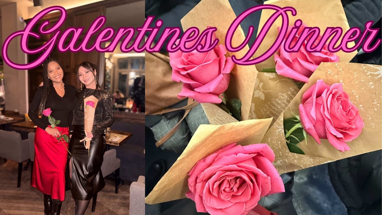 Life in Paris Vlog || GALENTINES DINNER