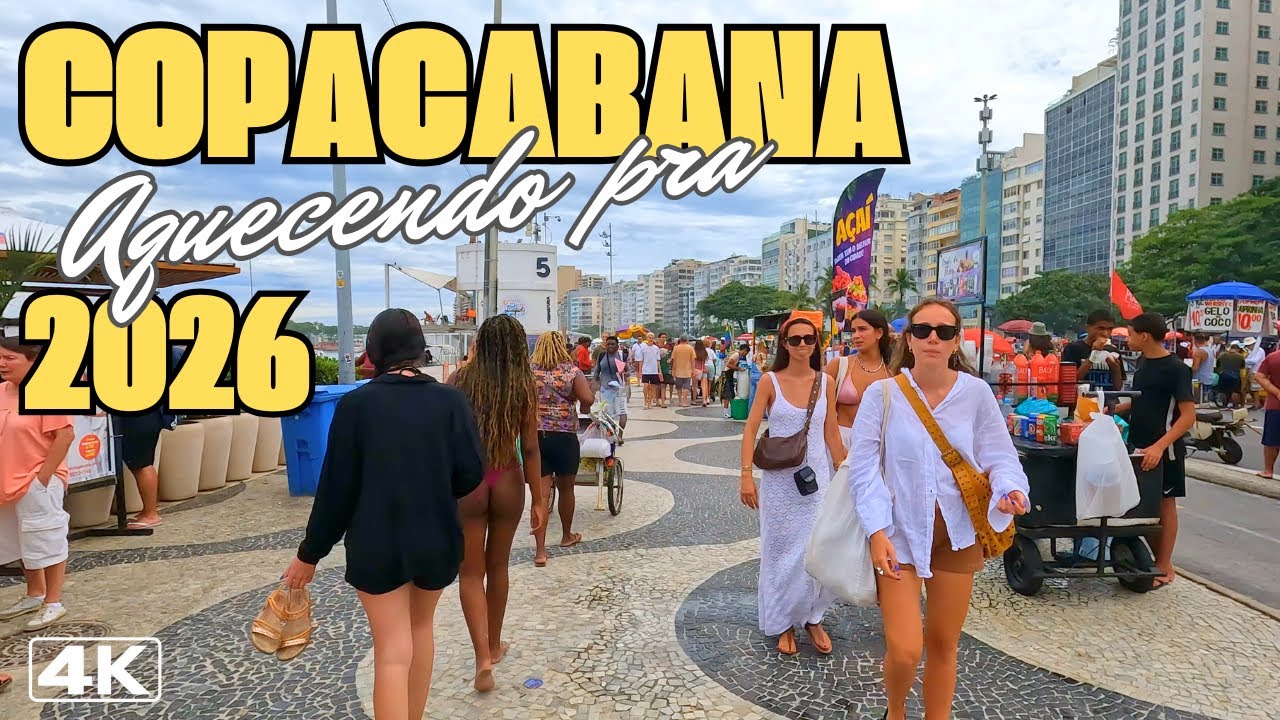 Переполненная Копакабана, подготовка к 2026 году 🌊 | Самая большая новогодняя вечеринка в Бразилии