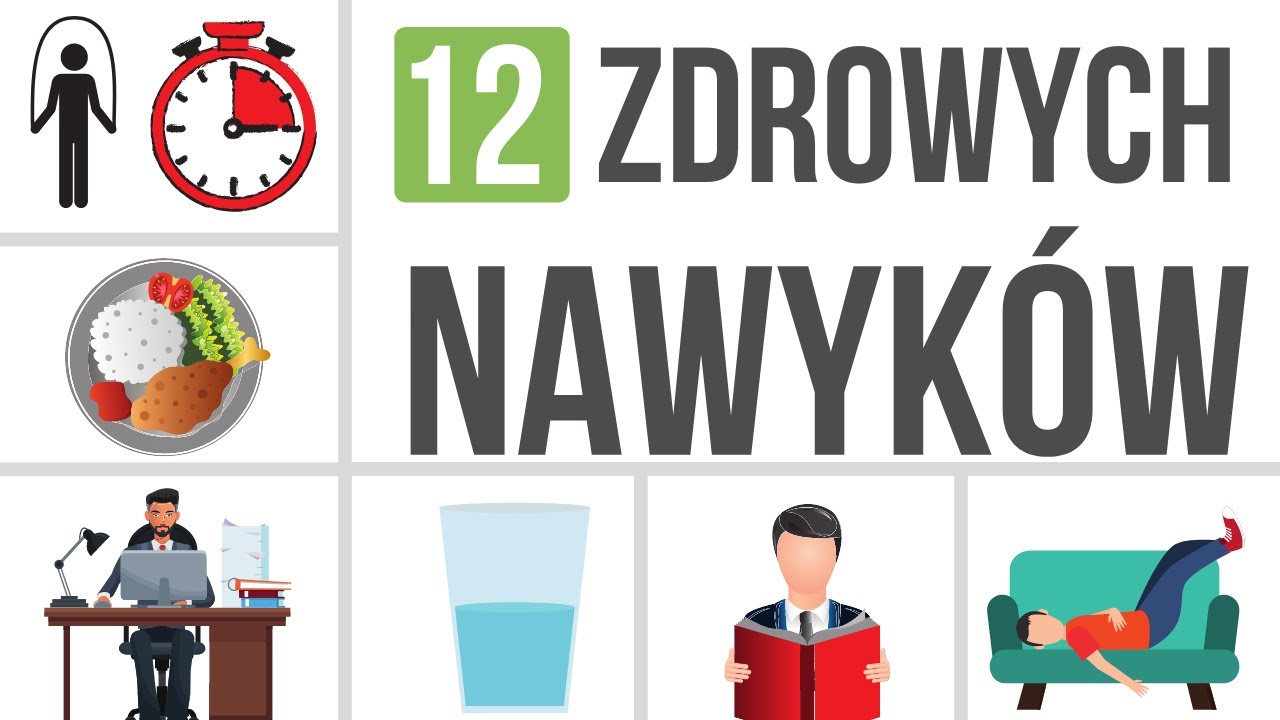 ✅🧭12 zdrowych nawyków - popraw swoje samopoczucie, zmniejsz ryzyko chorób, wesprzyj mózg i jelita 🧩💖