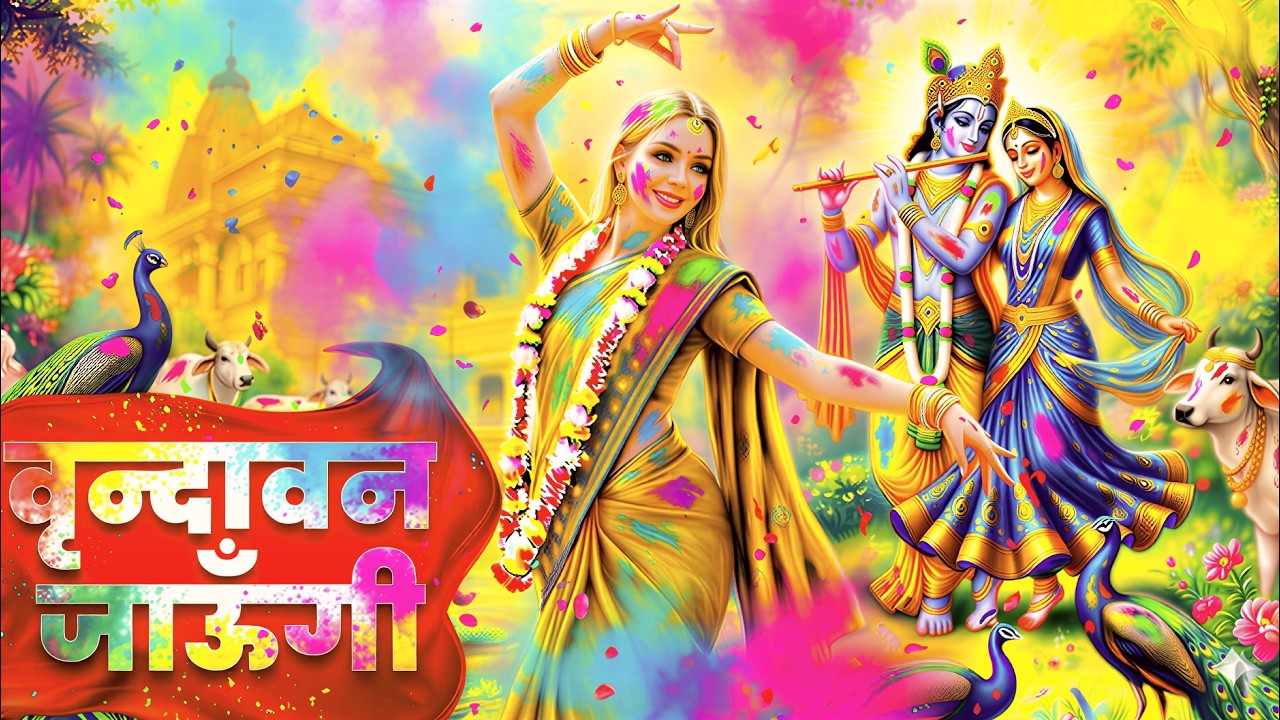 Vrindavan Jaungi | वृन्दावन जाउंगी | मेरे उठे विरह में पीर | Krishna Bhajan 2025 | #krishna #radhe
