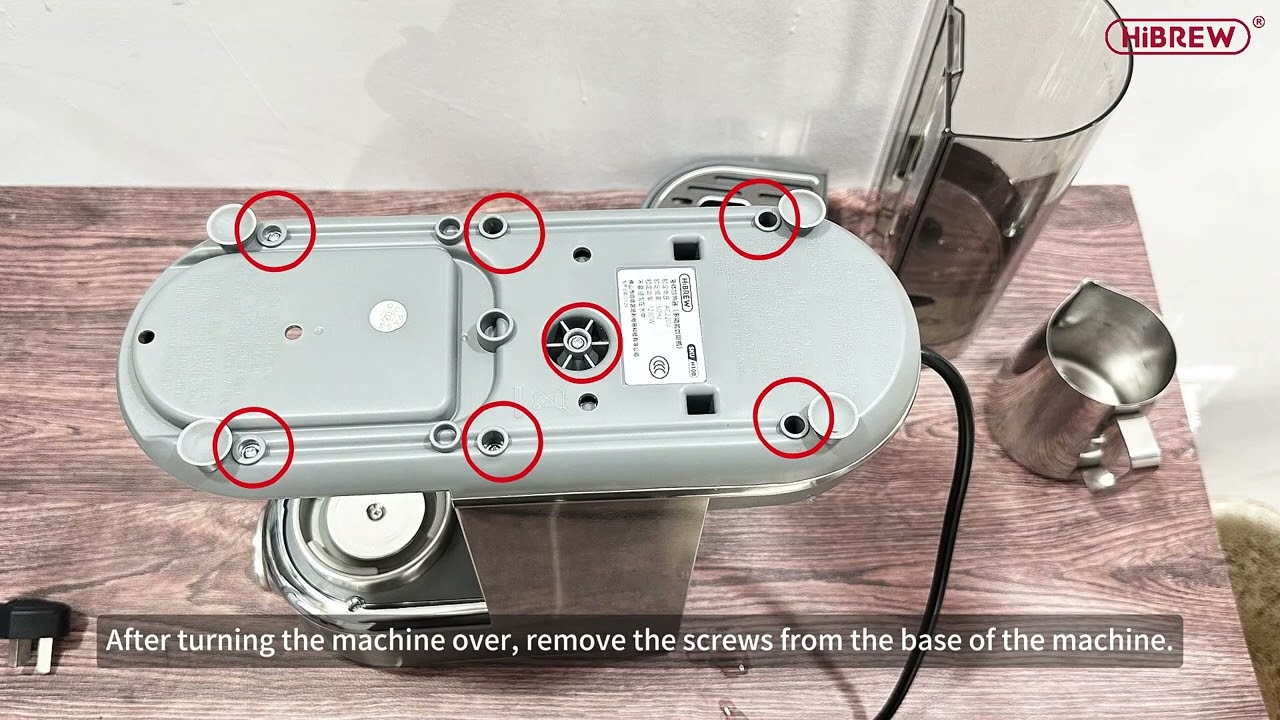 Hướng dẫn xử lý máy pha cà phê HiBREW H10B hiển thị E2