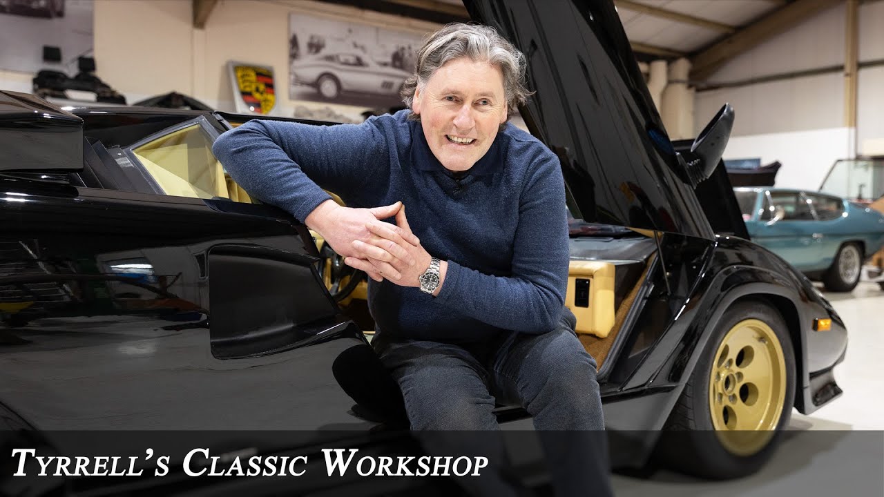 Countach Countach!  Disassembly begins on Harry's as a US version lands | Tyrrell's Classic Workshop