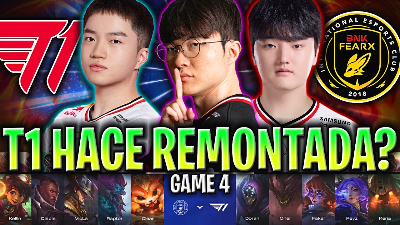 T1 BUSCA LA REMONTADA PARA IR A LA FINAL!😱 - T1 vs BFX Game 4 LCK CUP PLAYOFFS 2026 en ESPAÑOL