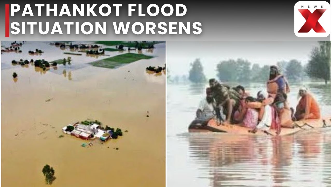 Pathankot Floods 2025: Health Crisis, Relief Delays, and Rising Dam Water Threat | NewsX