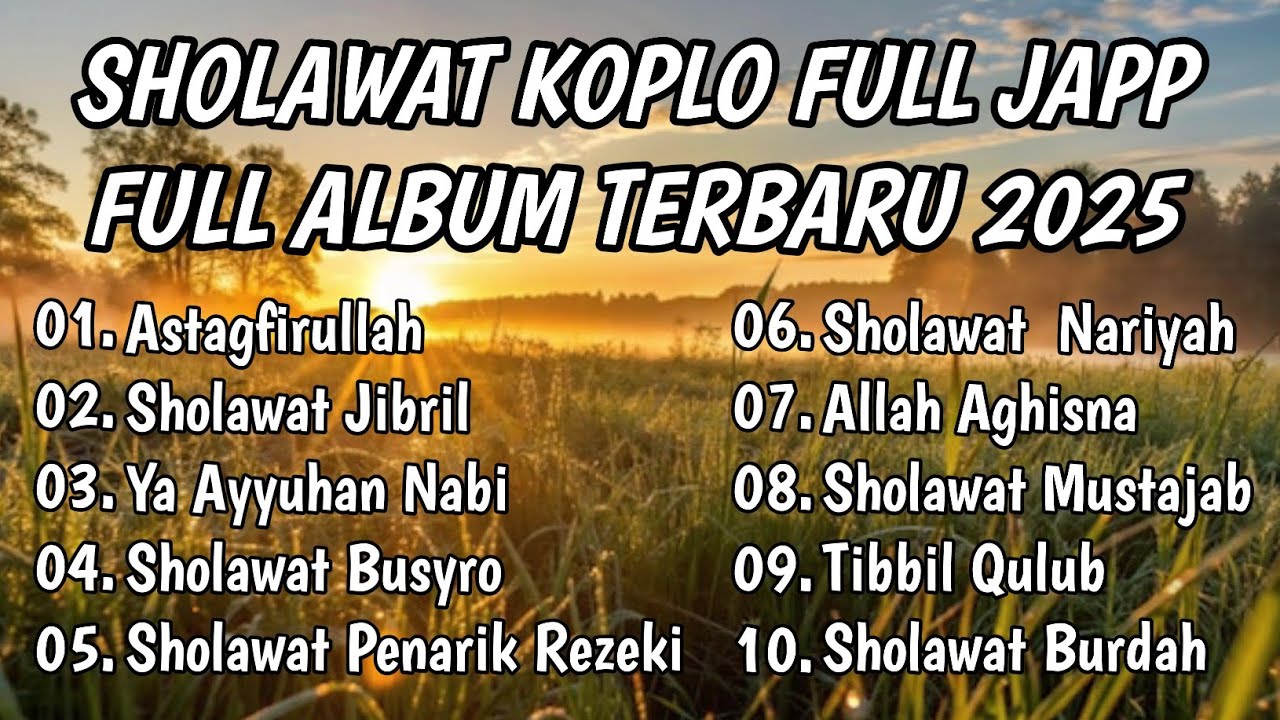 SHOLAWAT KOPLO VIRAL TERBARU 2025 (SHOLAWAT JIBRIL, ALLAH ALLAH AGHISNA) DANGDUT KOPLO TERBARU