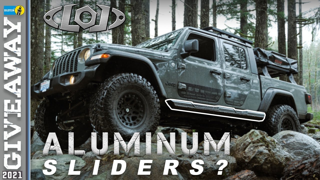 LoD Armor Lite Aluminum Sliders  - Jeep Gladiator JT