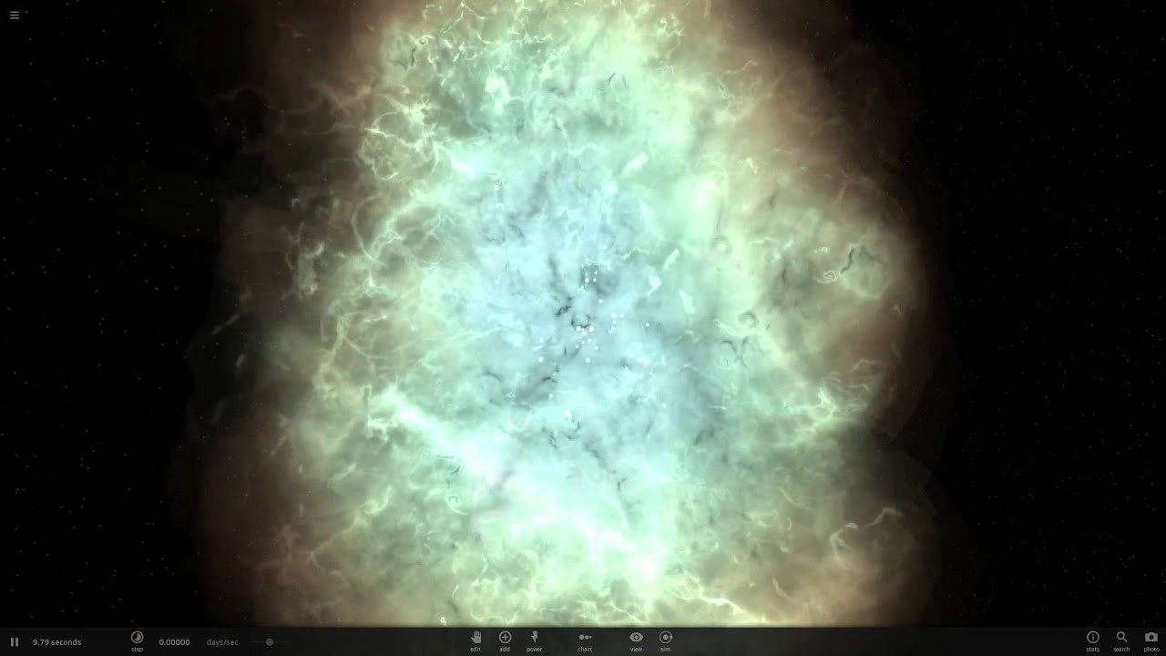 Supernova Type Ia - Universe Sandbox