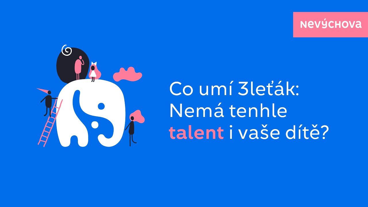Co umí 3leté dítě: Nemá tenhle talent vaše dítě taky?