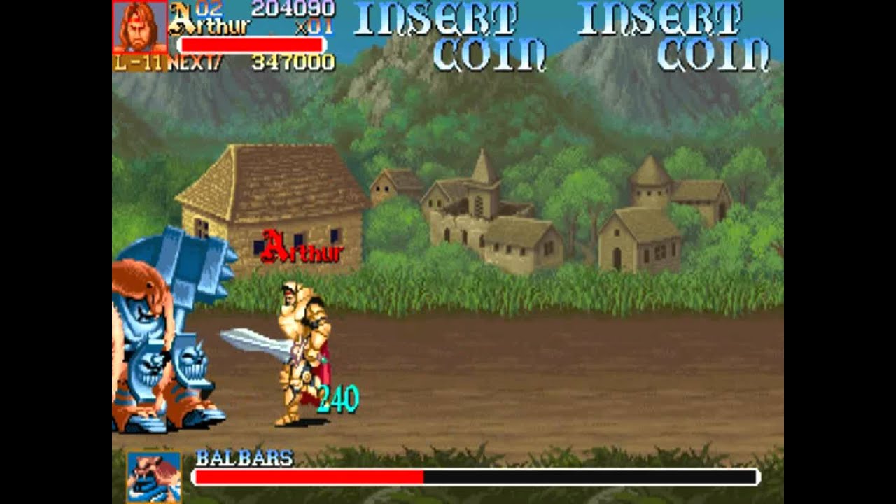Knights of the Round 5 coin clear.