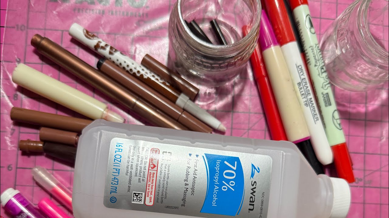 What do you get from old markers and Isopropyl alcohol? #homemade #alcoholinks