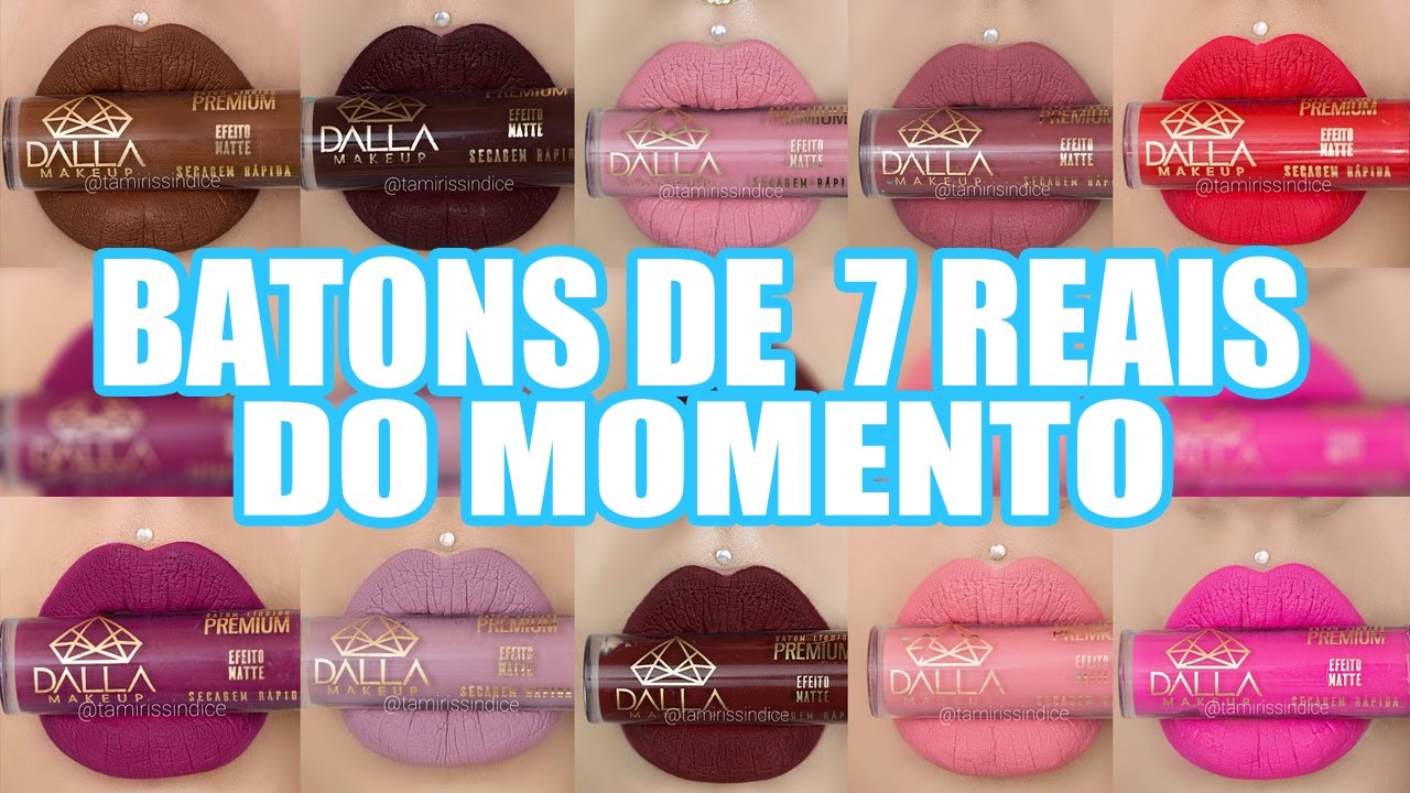 BATONS DE 7 REAIS? - Resenha + SORTEIO: Dalla Makeup - Tamiris Sindice