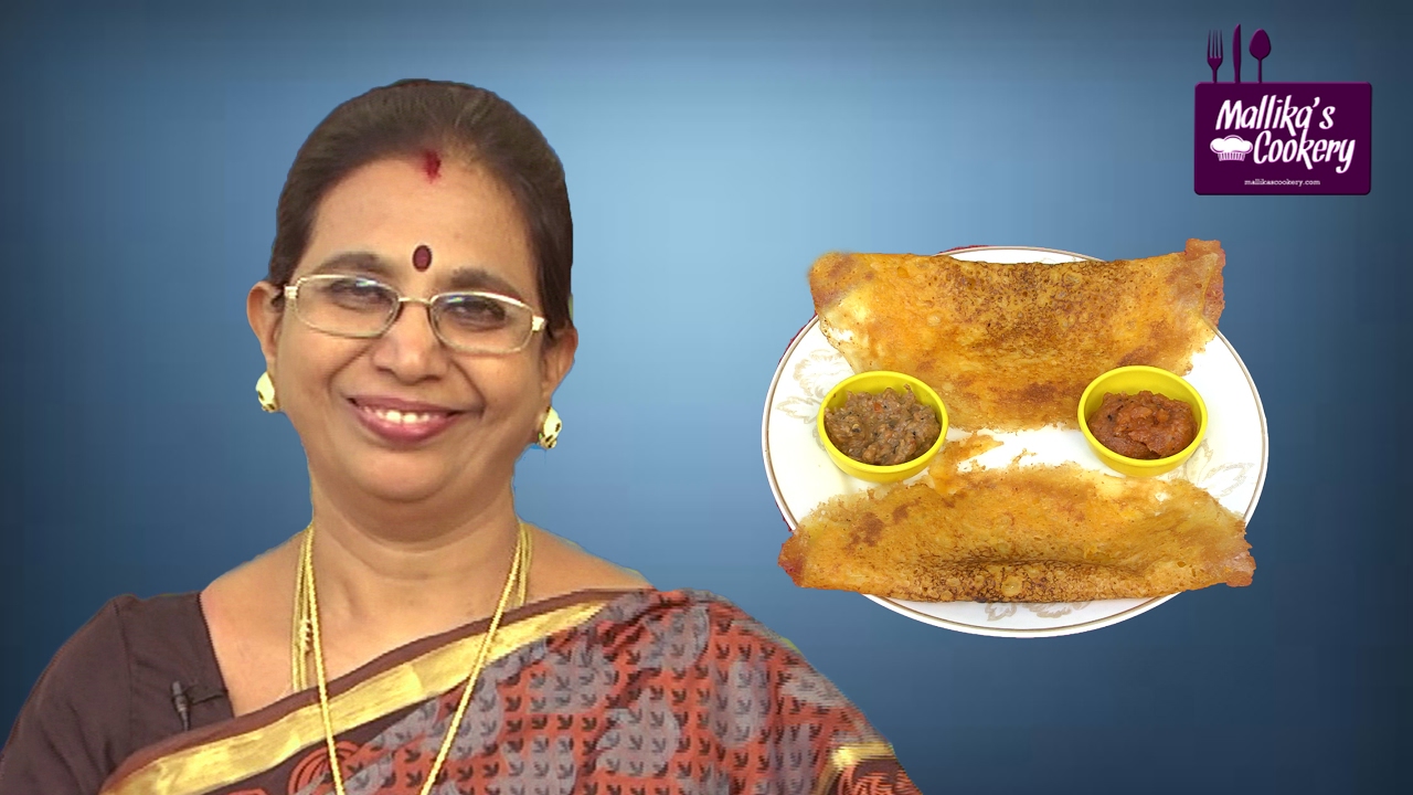 Carrot Dosa by Mallika Badrinath | Indian Dosa Recipe