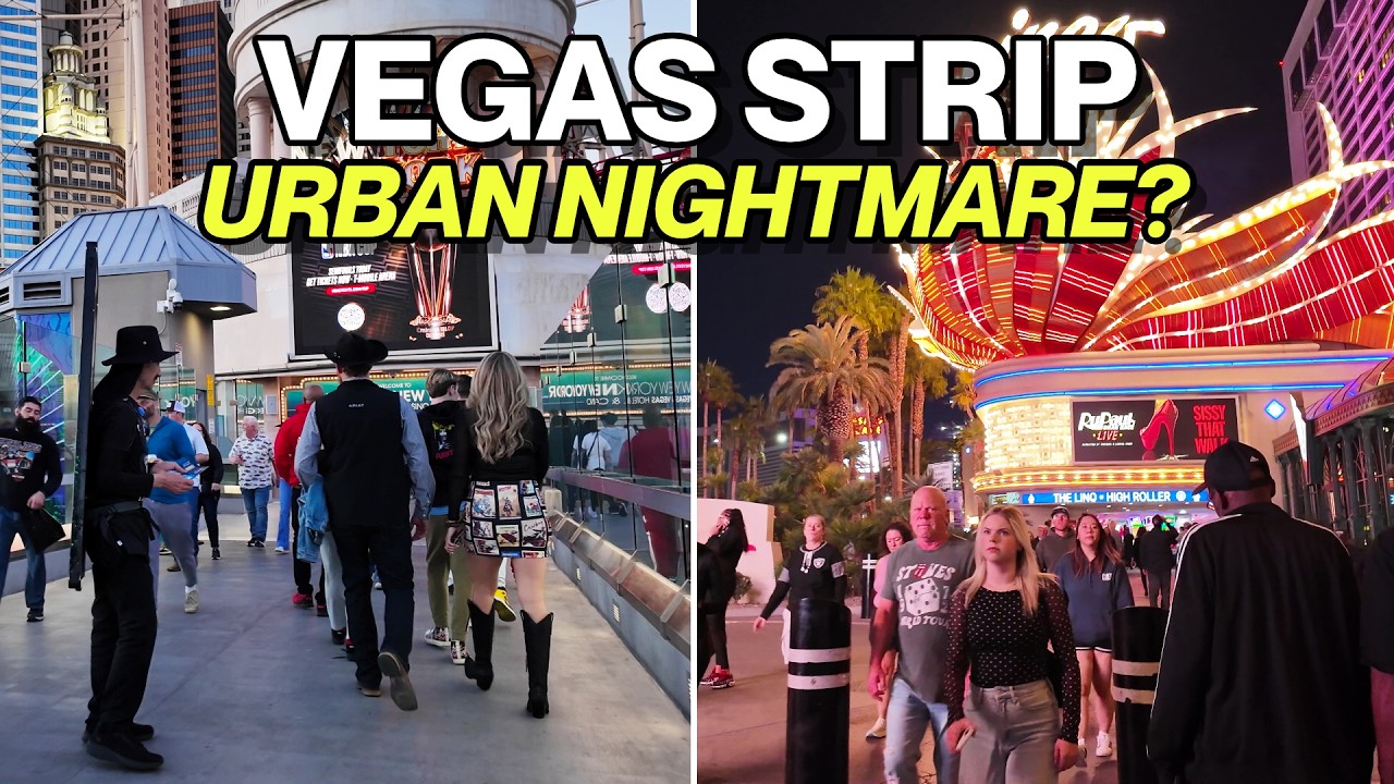 Is Las Vegas Dead? Walking the Pedestrian Hostile Strip (Luxor to Venetian)