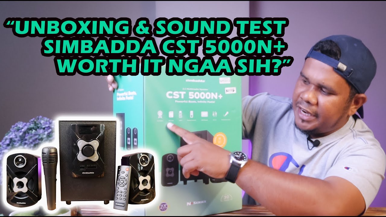 Unboxing & Sound Test Simbadda CST 5000N+ | Worth It ngga sih?