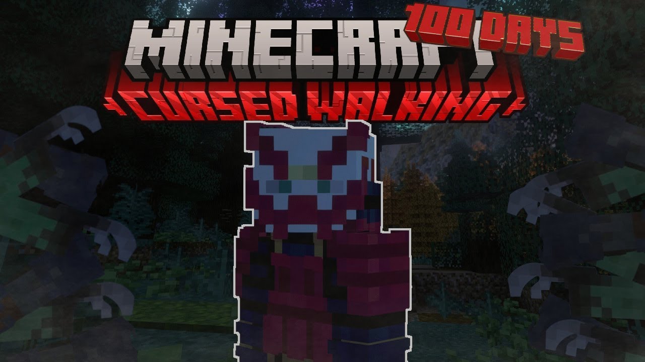 Surviving 100 Days In The Walking Dead... But It's Minecraft