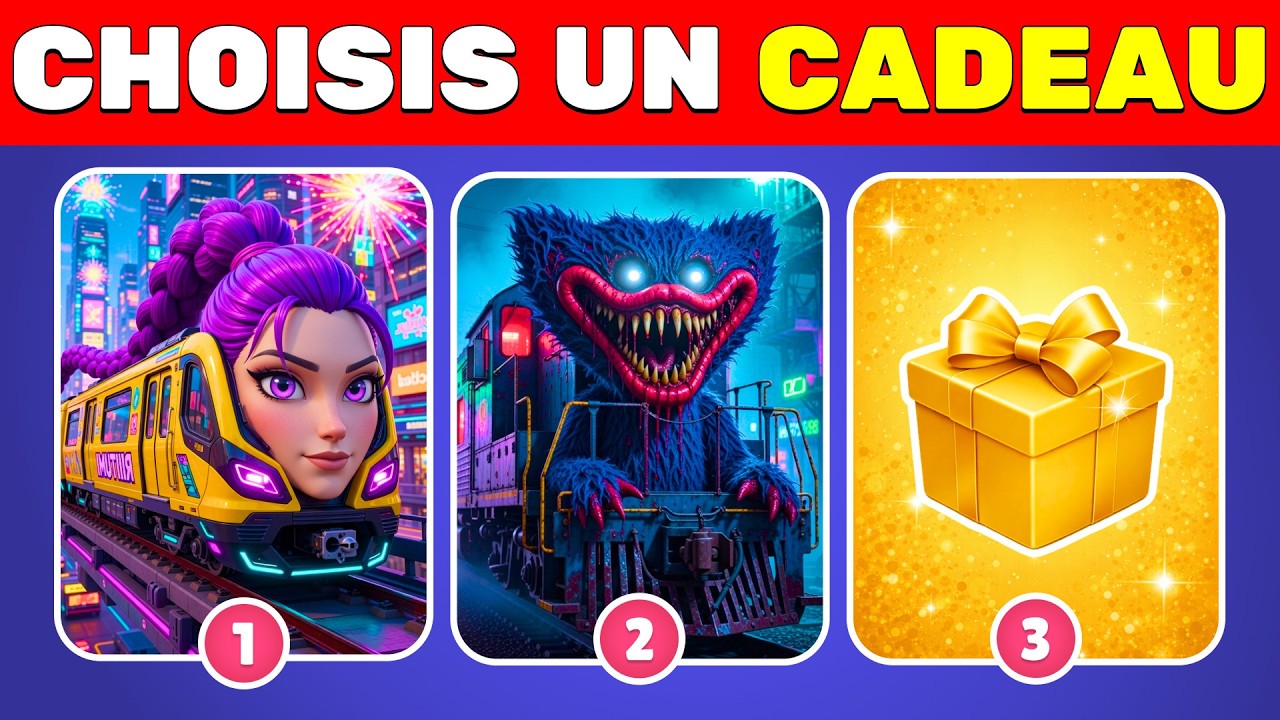 Choisis ton cadeau : K-pop ou Poppy Playtime ? 🎁✨ | Quiz en Français 🇫🇷