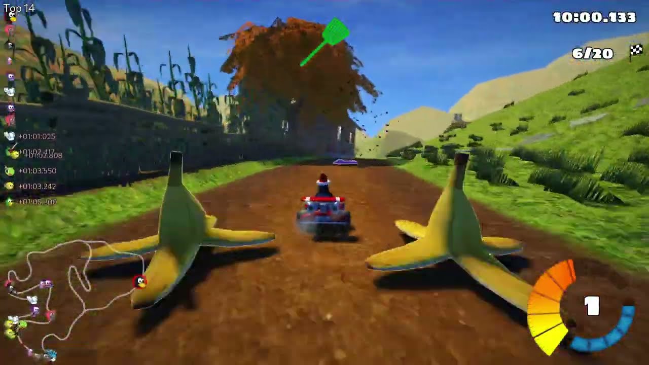 SuperTuxKart - Black Forest, 20 laps, expert, reverse