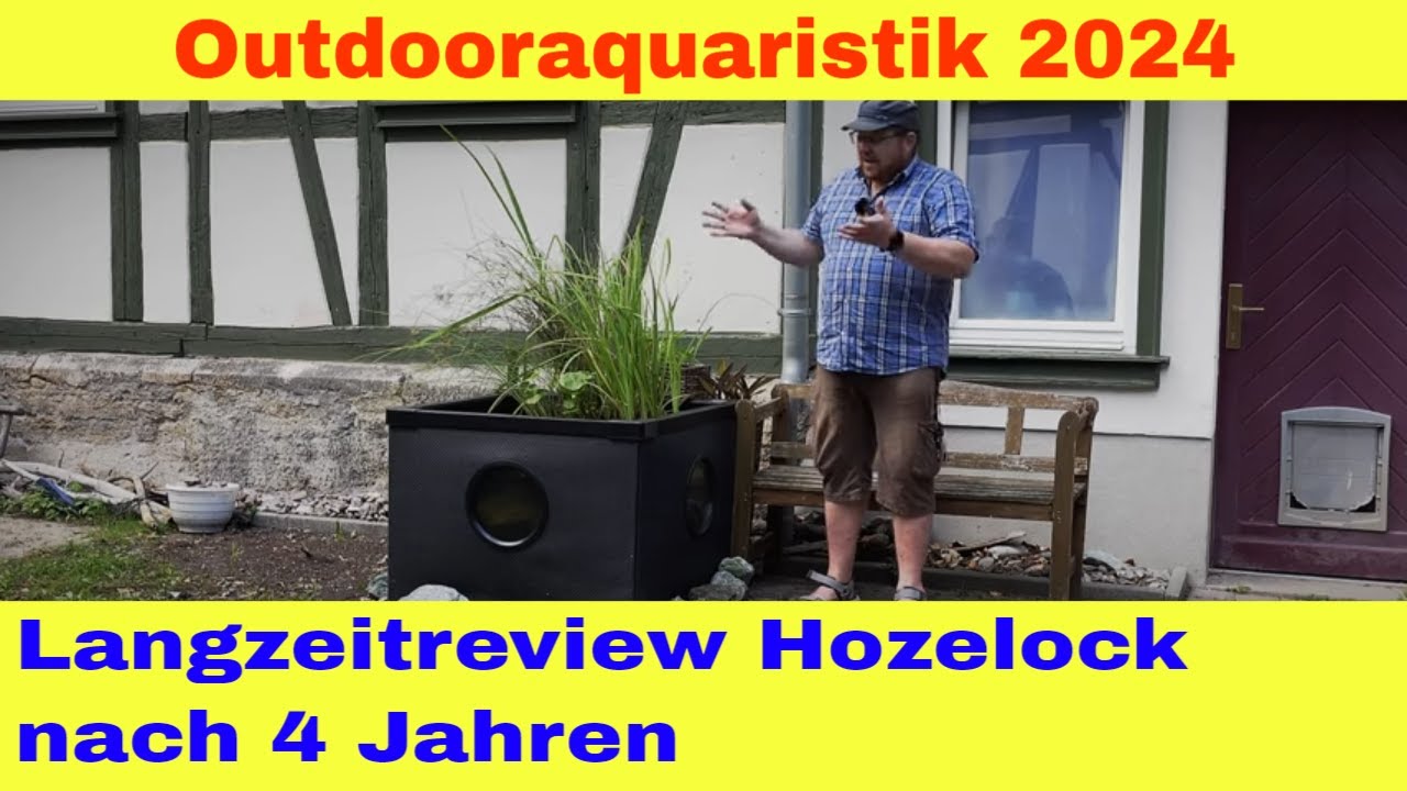 Mein Hozelock Outdoor-Aquarium 2024 Langzeit Review nach 4 Jahren und Tipps zur Pflege