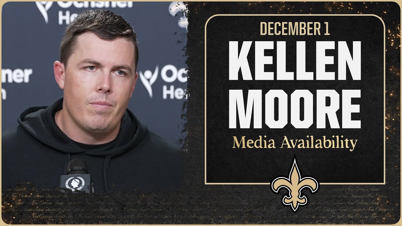 Келлен Мур подводит итоги 13-й недели против «Долфинс» | New Orleans Saints