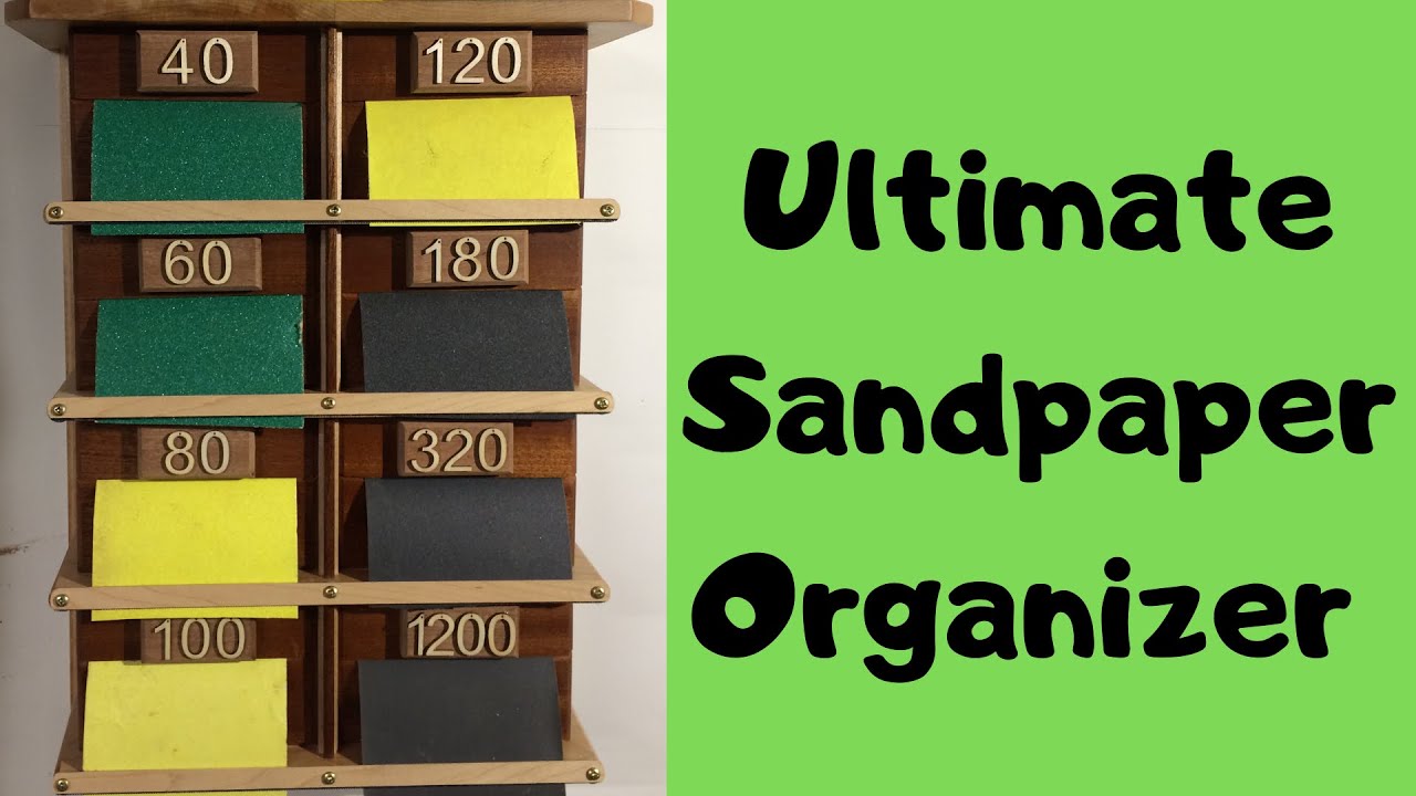 DIY Sandpaper Dispenser (Shop Organization)
