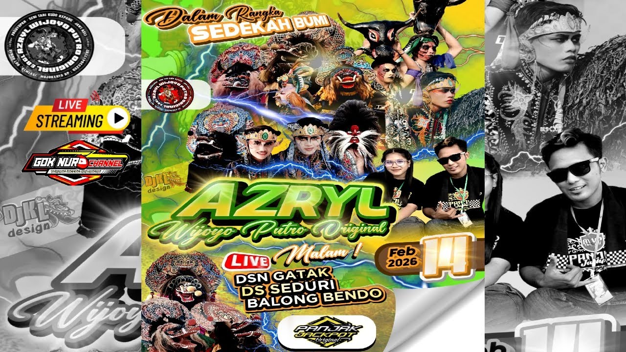 Live. Jaranan - AZRYL WIJOYO PUTRO ORIGINAL -  Pentas Di Ds. Gatak - Seduri - Balongbendo
