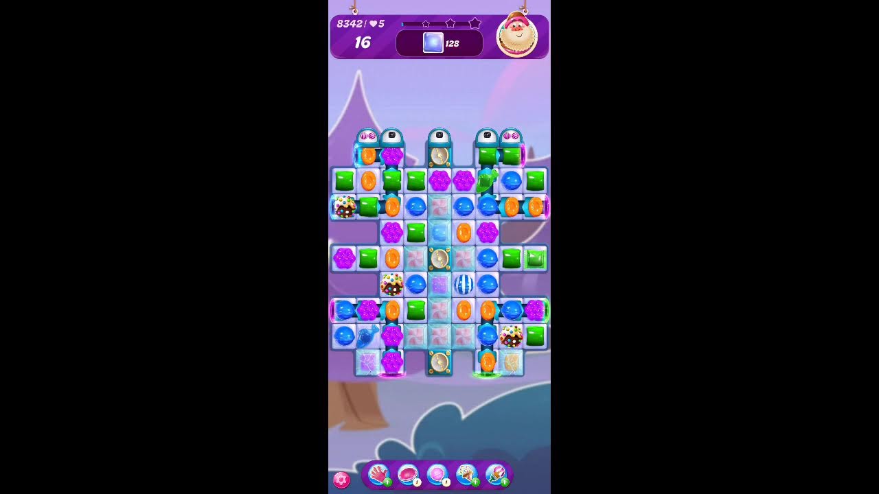 Candy Crush Saga Live Streaming Hard  level