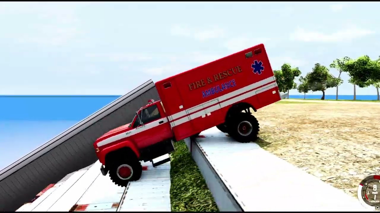 Impossible Downhill Challenge – Cars Falling Off Varyang Road Style | BeamNG Drive