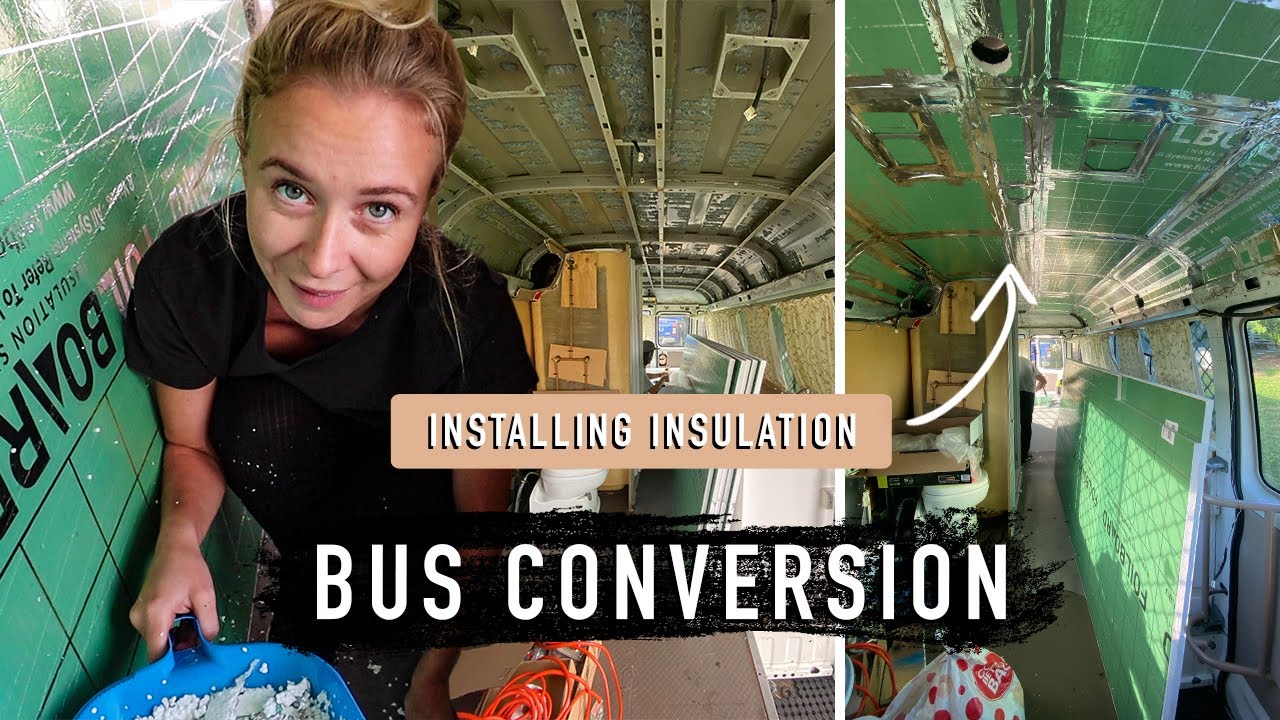 BUS BUILD: Choosing the BEST Insulation and Installing Foilboard into Toyota Coaster