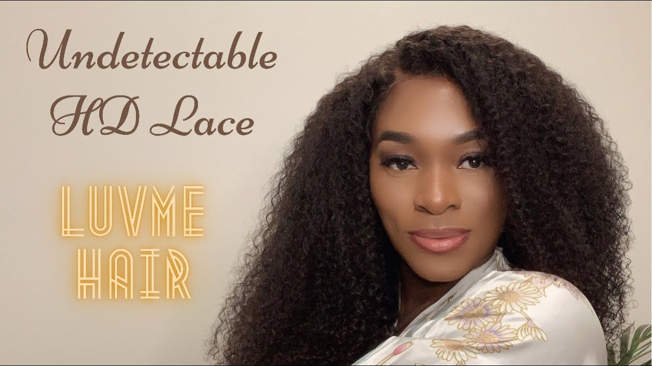 WATCH ME MELT THIS LACE | LUVME HAIR | Afro Curly HD Transparent Lace | Most realistic curly wig 😍