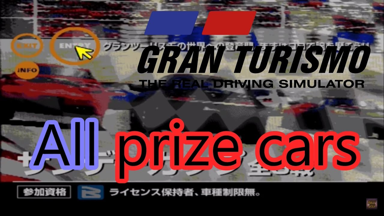 Gran Turismo - All prize cars in all colours ft. #HGCentral #granturismo #granturismo1