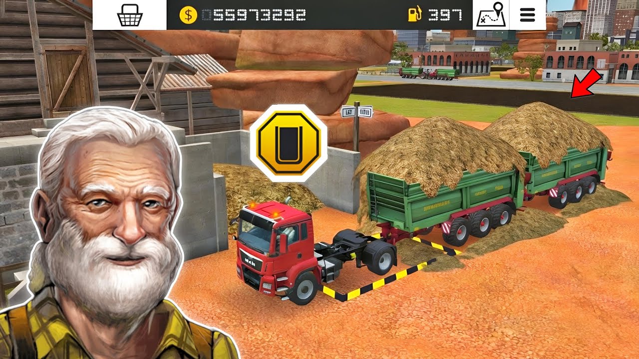 Перегрузка двойной тележки с удобрениями в FS18! Farming Simulator 18: обработка почвы и посев пш...