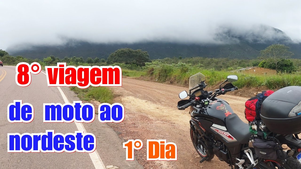 1° Dia da viagem 2025 de moto ao nordeste 