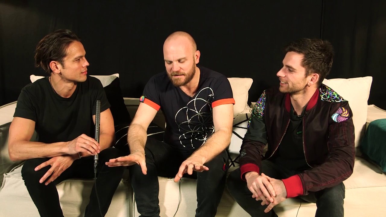 [12-03-2016] Mark Dye interviews Will Champion and Guy Berryman from Coldplay