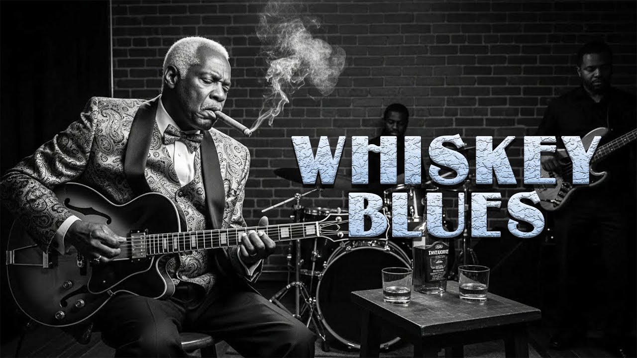 Midnight Whiskey Blues 🎸 Whiskey Reflections, Love & Lost Memories 💔 Soulful Guitar Vibes