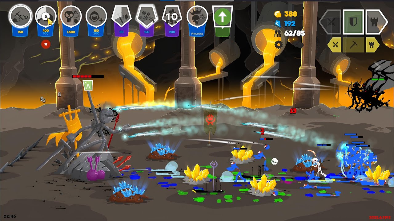 Stick War : Saga | Trận Tử Chiến 2v2