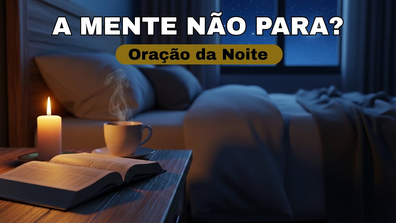 Para quem não consegue desligar a mente (1 Pedro 5:7) | Oração da Noite
