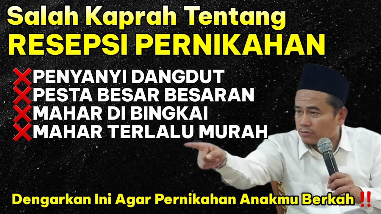 SALAH KAPRAH RESEPSI PERNIKAHAN ‼️ KYAI TOHA ABRORI