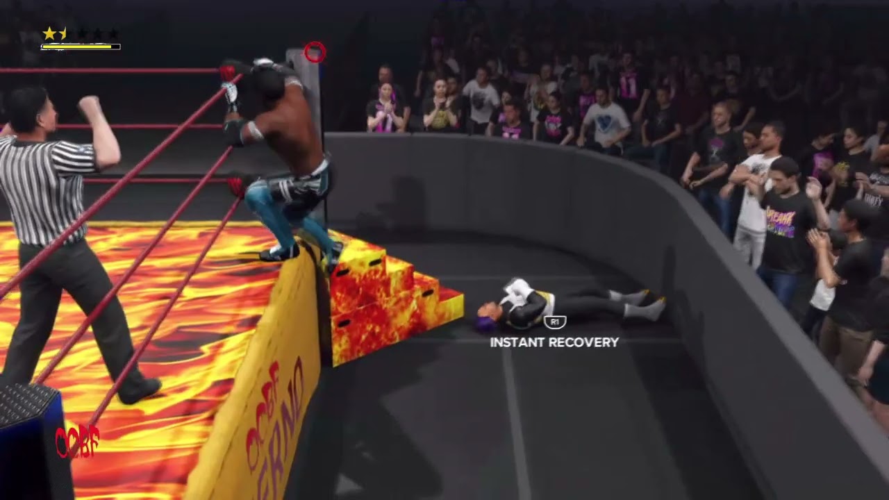 special match VWU championship Vegeta vs John Blackos