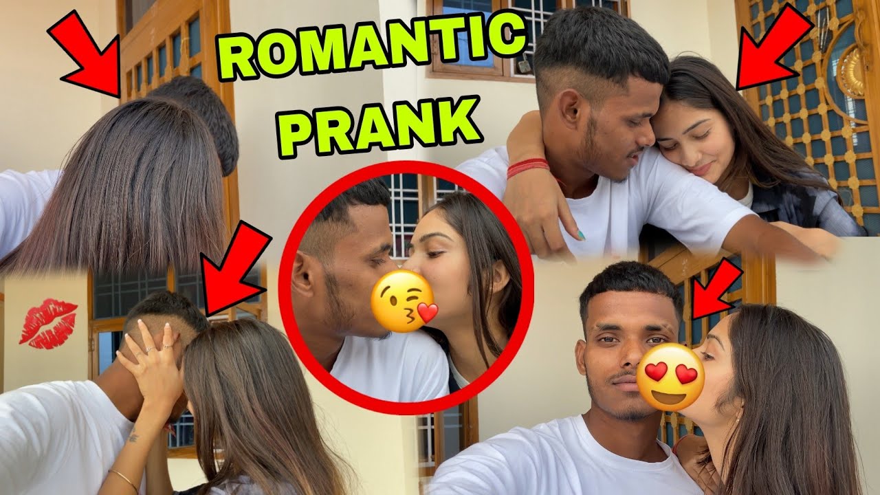Romantic Prank On My Boyfriend 🥰Gone Romance 😄Nannu Angry 😈 #viralvideo