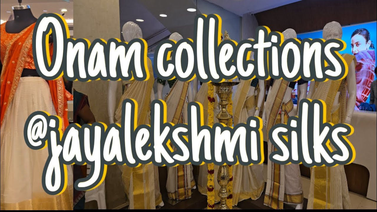 Jayalekshmi silks onam collections sarees #jayalekshmisilks #trivandrum #onamcollections 2025